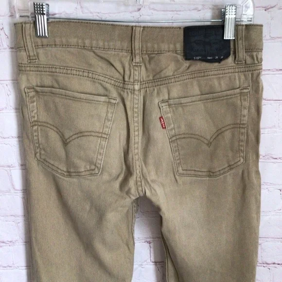 Levi’s 510 Skinny Khaki Denim Jeans - Size 16 - Picture 5 of 11